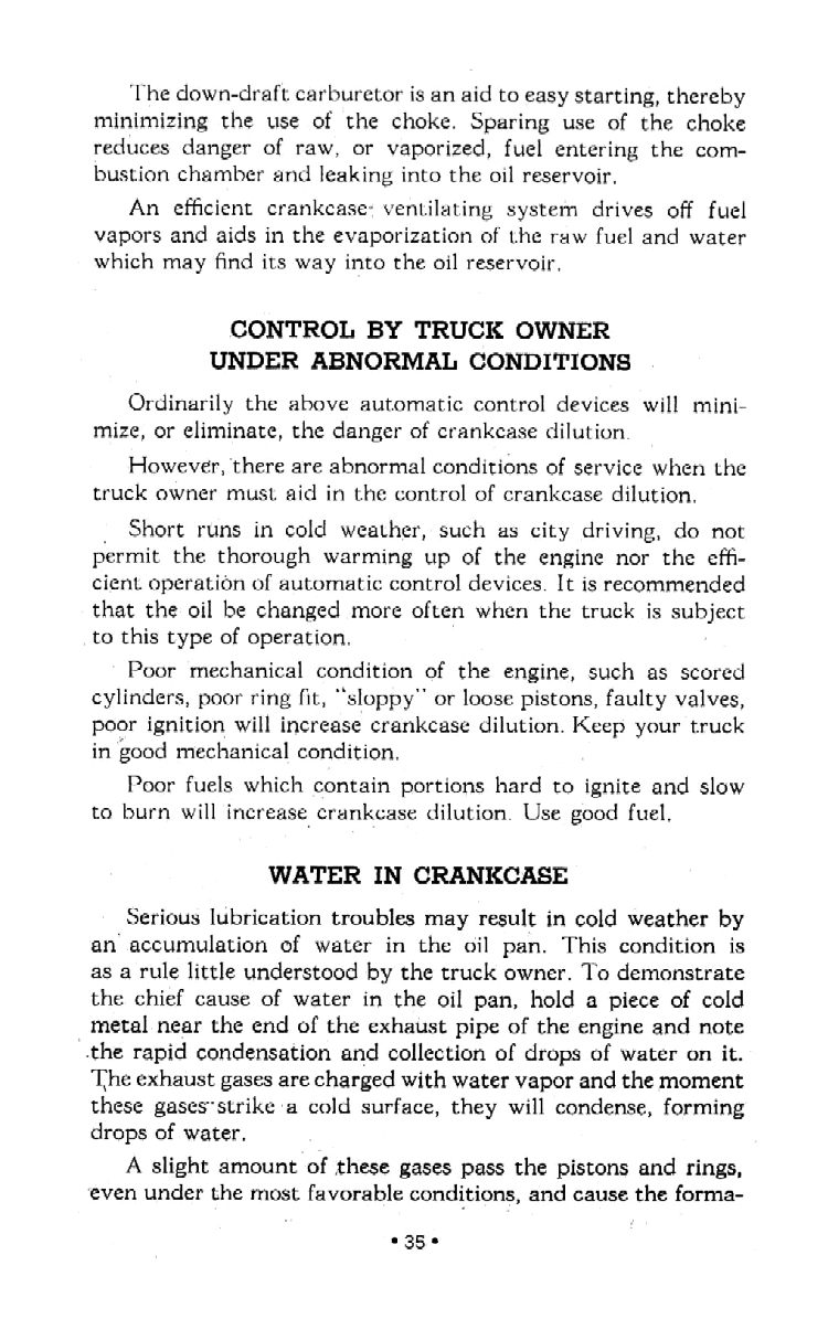 1942 Chevrolet Truck Owners Manual Page 42